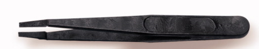 Kunststoff-Pinzetten (POM), 11cm, flache Spitze - 3 Stk.