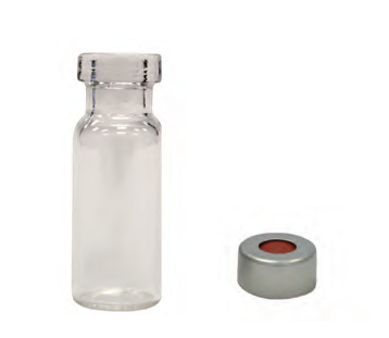 1.8 mL Clear Wide Mouth Crimp Top Vial Combo Pack (100/pk) - 100 Stk.