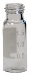1.8 mL, 9 mm Clear Screw Vial with Label (100/pk) - 100 Stk.