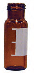 1.8 mL, 9 mm Amber Screw Vial with Label (100/pk) - 100 Stk.
