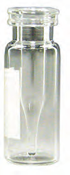 250 uL Clear Snap Top Vial 12x32 Pre-inserted w/ Label (100/pk) - 100 Stk.
