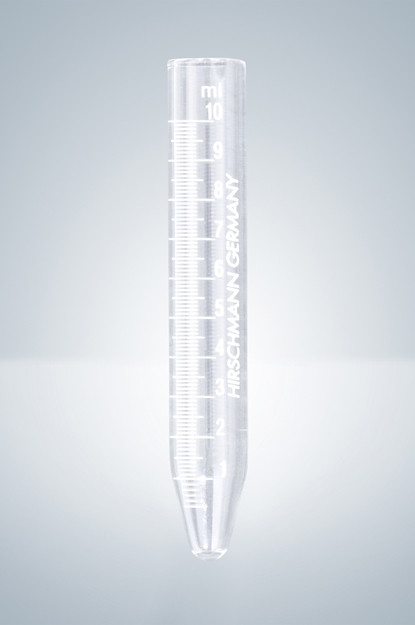 Zentrifugengläser weiß graduiert, kurzkonisch, L. 100 mm, 10 ml - 100 Stk.