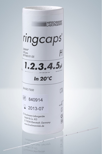 ringcaps® Einmal-Kapillarpipetten