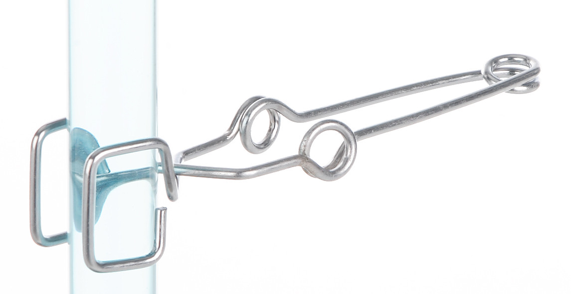 Reagenzglashalter für Gläser 10-25 mm, vernickelt, 130 mm  