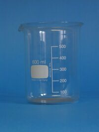 Becher, nF, mit Teilung und Ausguß, 400 ml - 10 Stk.