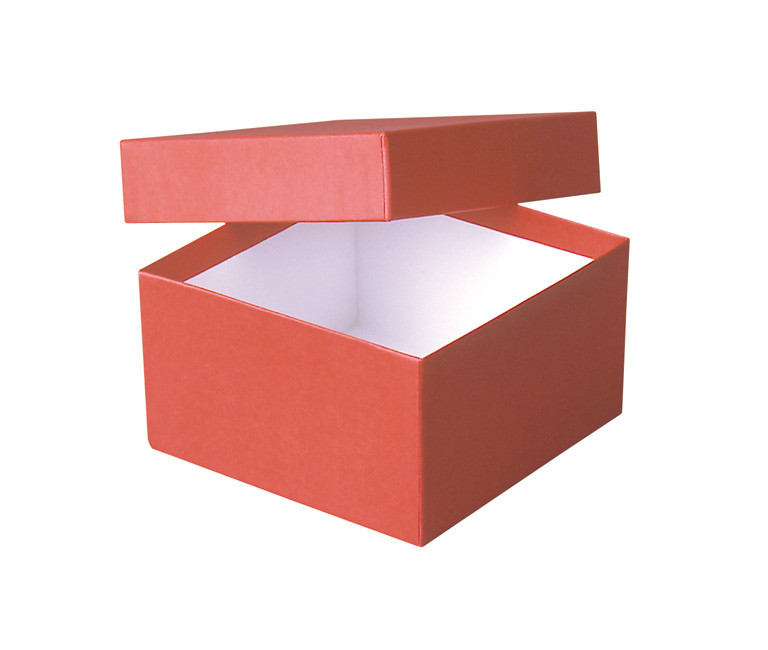 ratiolab® Kryo-Boxen aus Karton, wasserabweisend, standard, rot,
