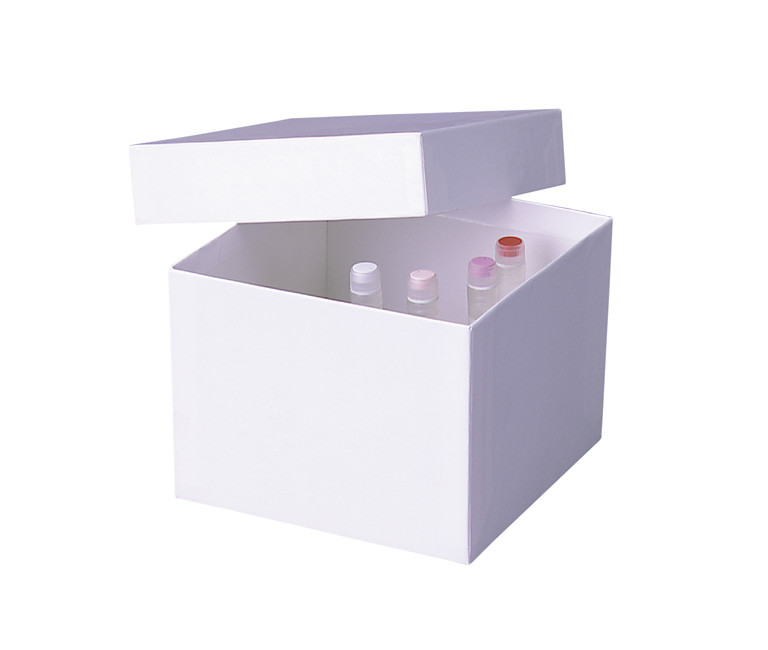 ratiolab® Kryo-Boxen aus Karton, kunststoffbeschichtet, weiß,