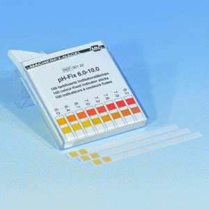 pH-Fix-Indikatorstäbchen pH 6,0 – 10,0, 100 Stäbchen 6 × 85 mm