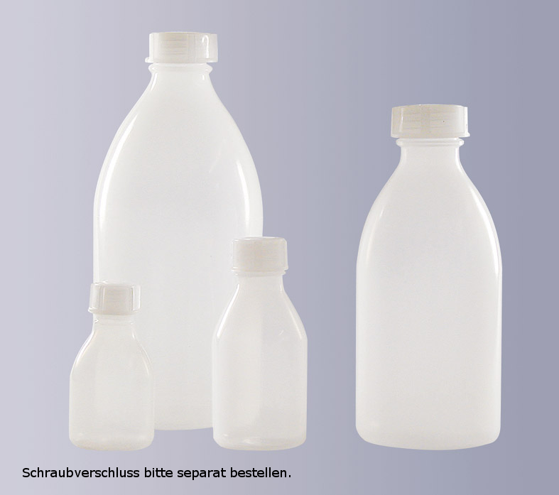 Enghals-Verpackungsflasche, PE-LD, naturfarbig