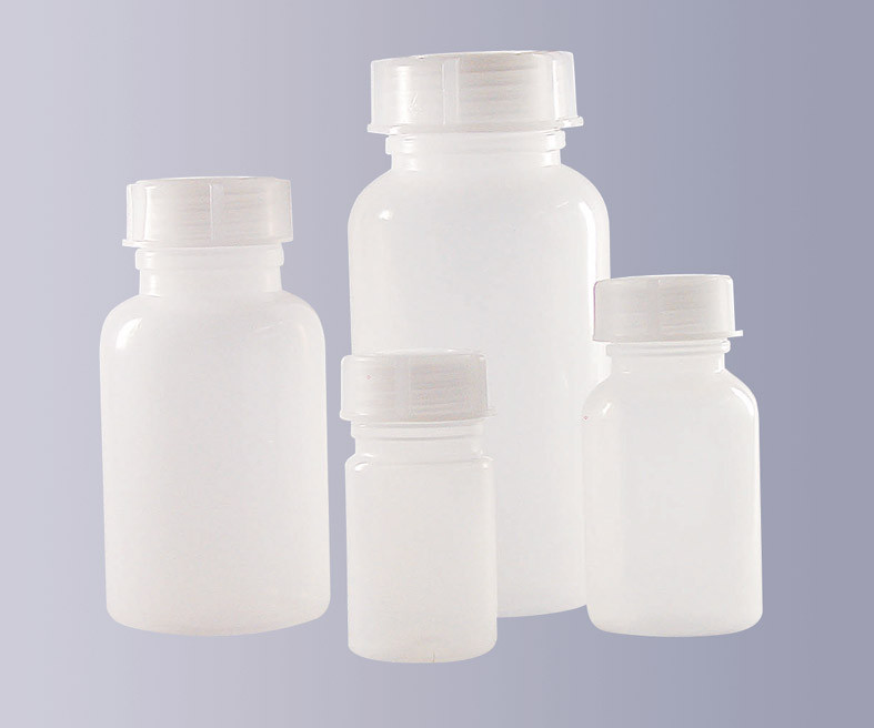 Weithals-Verpackungsflasche, PE-LD, naturfarbig 
