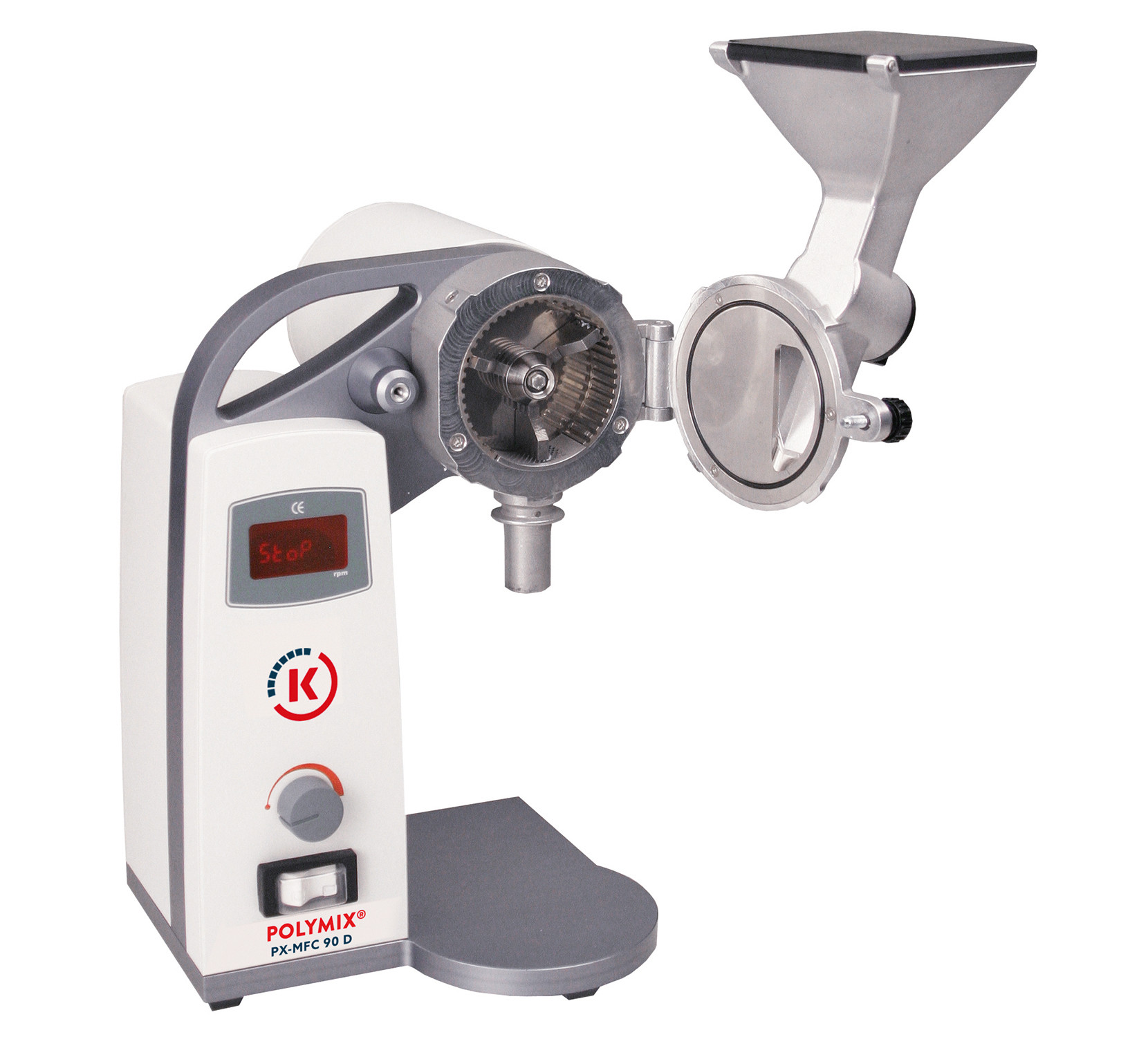 POLYMIX® Labormühle PX-MFC 90 D (EU) mit Schneidmahleinsatz und 2,0 mm Sieb
