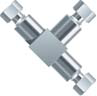 Edelstahl-T-Stück 1/16" 