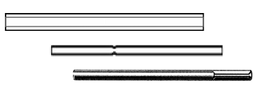 Shimadzu 17A, 2010, 2014 Borsilikatglas