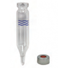 1.0 ml 8 X 40 mm Crimp Top Vial, Seal Combo-Pack (100/pk) - 100 Stk.