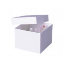 ratiolab® Kryo-Boxen aus Karton, wasserabweisend, standard, weiß