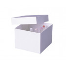 ratiolab® Kryo-Boxen aus Karton, kunststoffbeschichtet, gelb, 