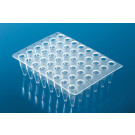 48-well PCR-Platten, ohne Rahmen (qPCR), Standardprofil, erhöhter Rand, farblos - 20 Stk.