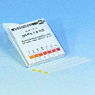 pH-Fix-Indikatorstäbchen pH 7,9 – 9,8, 100 Stäbchen 6 × 85 mm