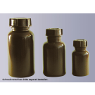 Weithals-Verpackungsflasche, PE-LD, braun