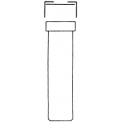 Flaschenkombi: R 2-S, klar Flasche R 2-S, klar (1.300012) + Bördelkappe R 13-S (2.300217) - 100 Stk.