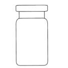 Rollrandflaschen aus Glas 25 ml, 50 ml, 100 ml