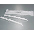 Probenspatel SteriPlast® ohne Hülse, PS, weiß, Einstechtiefe 150, L. 263 mm - 10 Stk.