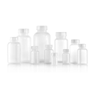 Weithalsflasche, LDPE natur, mit  Verschluss